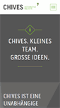 Mobile Screenshot of chives.de